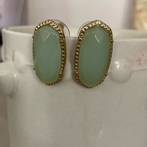 Jade earrings